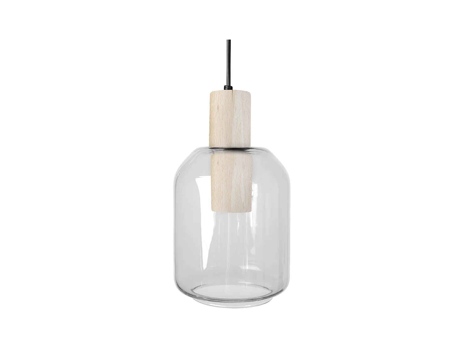 Suspension TOSEL ,bois,naturel, H 100xD14x P 14cm