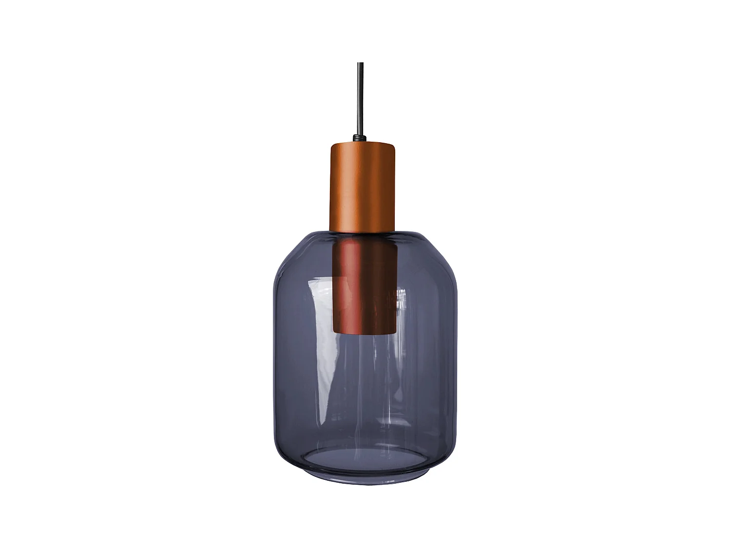 Suspension TOSEL ,métal,Bleu,H100x D14xP14cm
