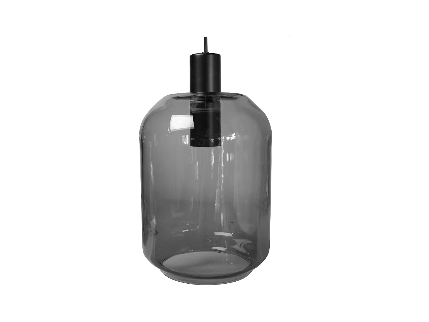 Suspension TOSEL ,métal,Gris ,H100xD 20x P 20cm