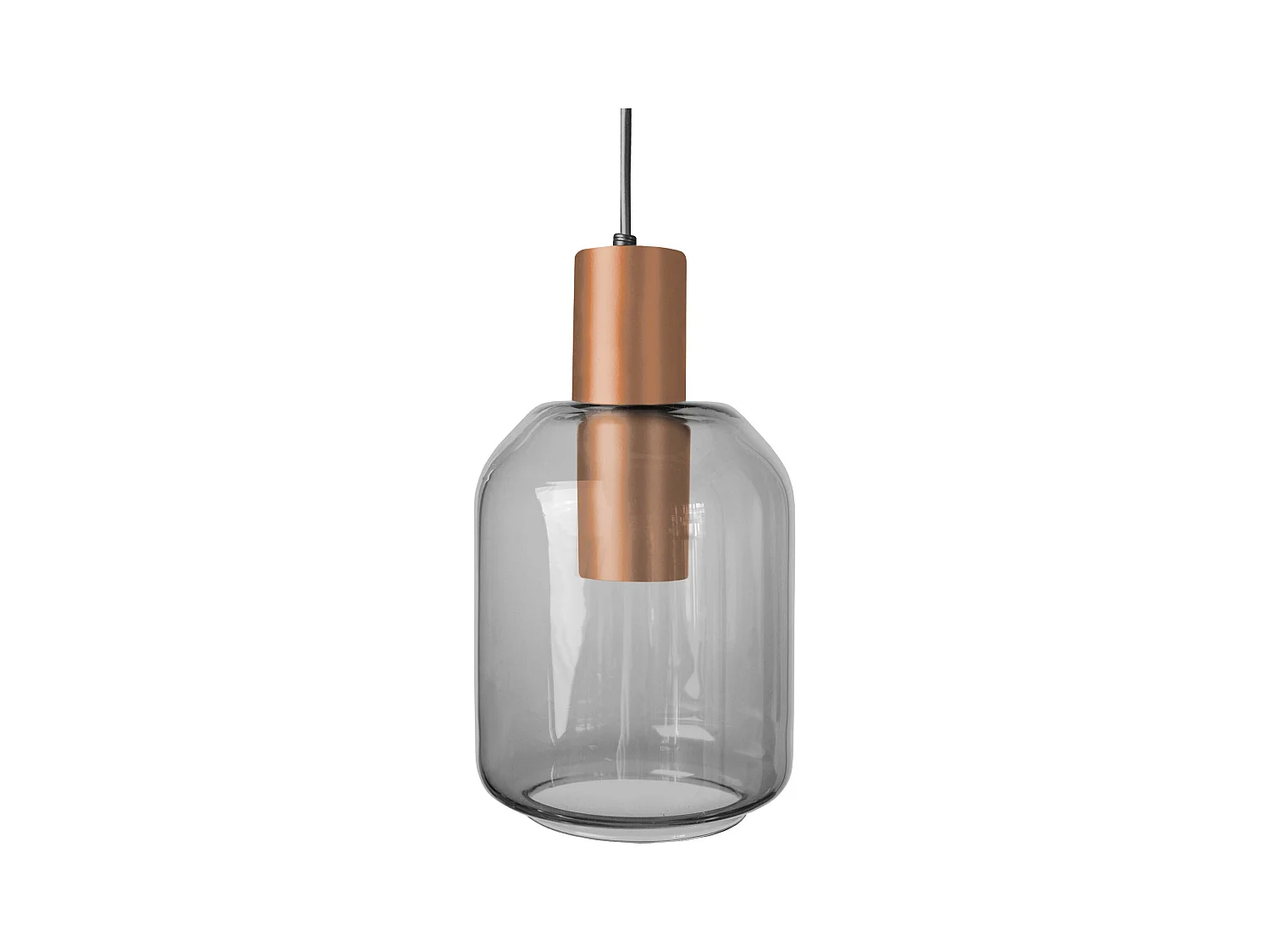 Suspension TOSEL ,métal,Gris ,H100xD14xP14cm