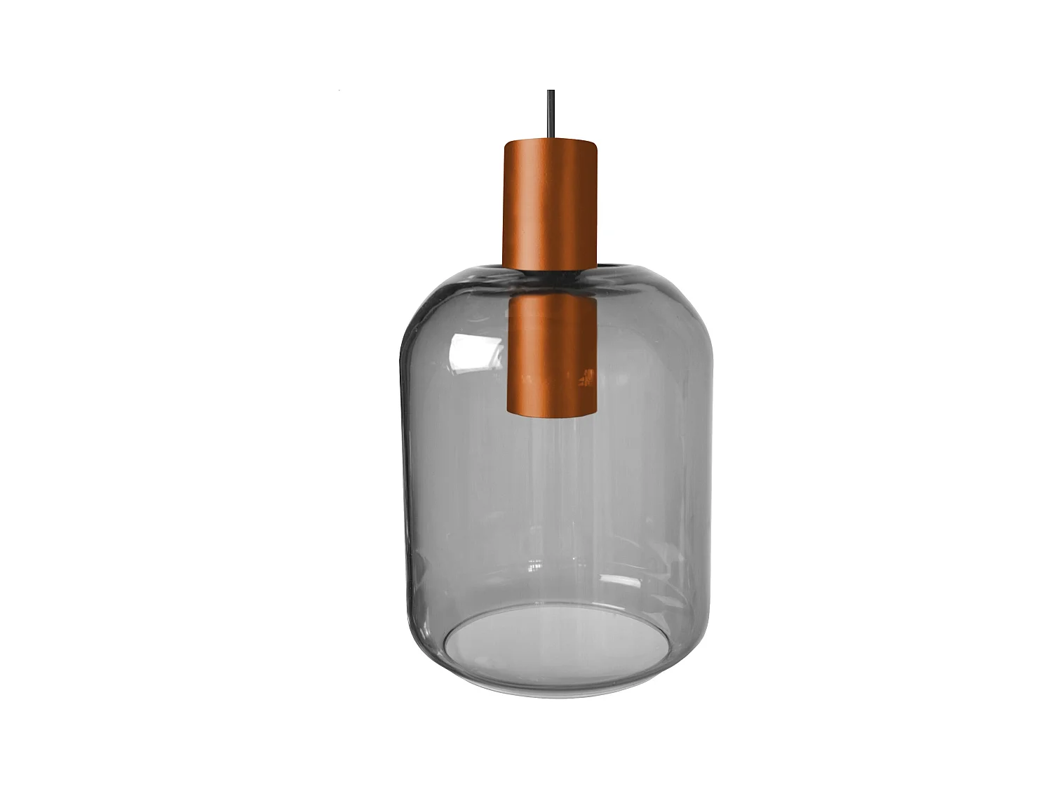 Suspension TOSEL ,métal,Gris ,H100xD 16xP16cm
