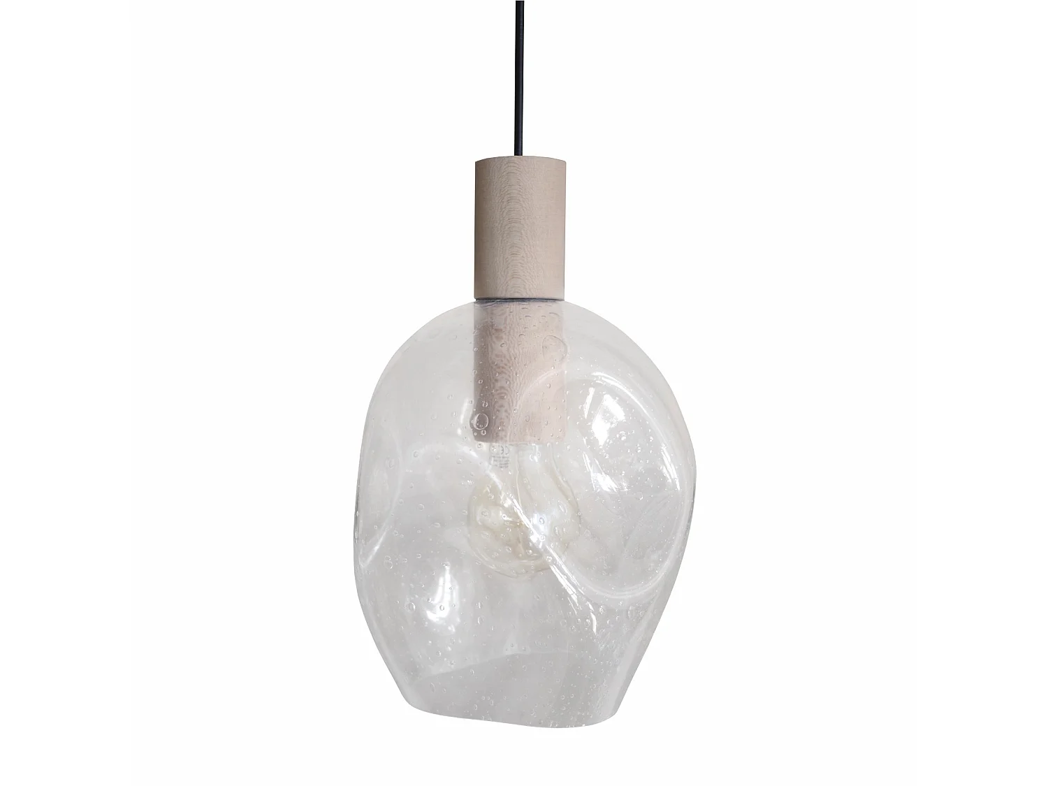 Suspension TOSEL ,bois,naturel,H100xD 20xP20cm
