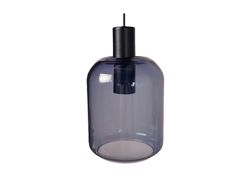 Suspensão TOSEL  SVALBARD MIDIUM vidro cilindro claro D16 x  H100  cm