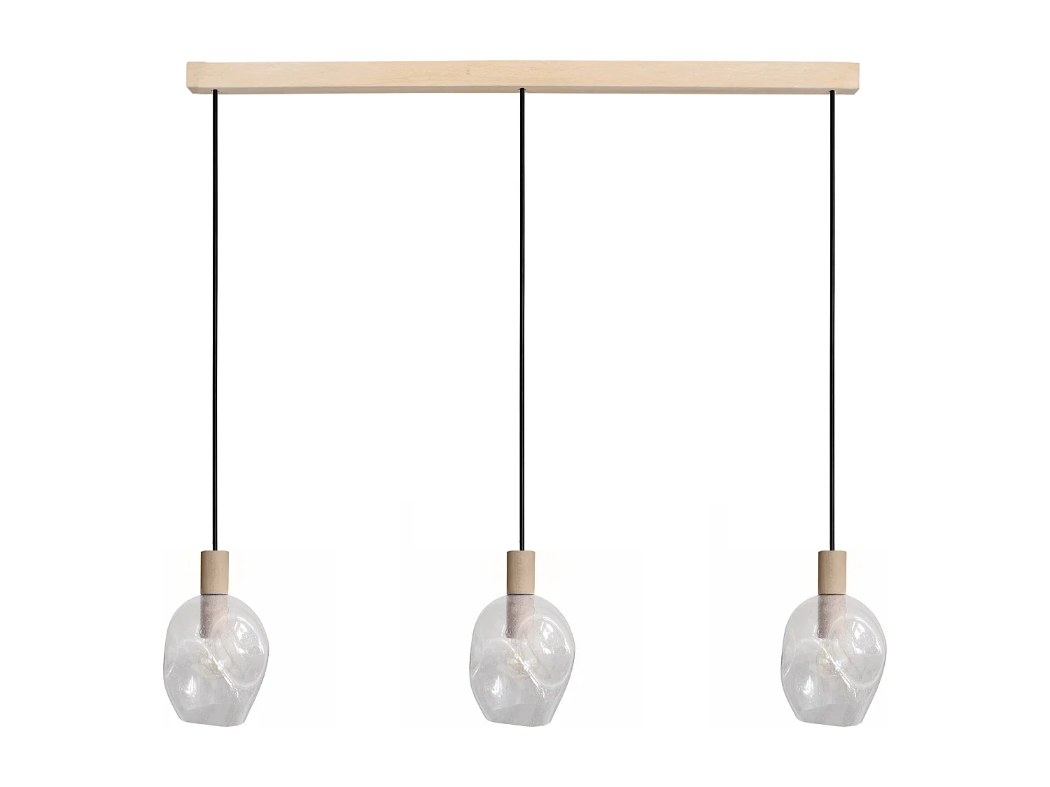 Suspensão TOSEL  VINGOLF vidro conjunto azul D60 x  H100  cm