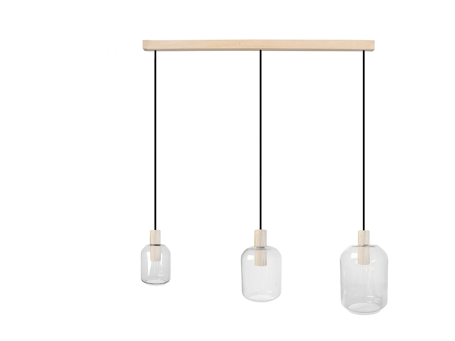 Lustre TOSEL ,bois,naturel,H100x D20xP60 cm