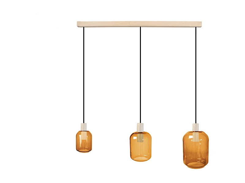 Suspensão TOSEL  SVALBARD SMB vidro bar colori D60 x  H100  cm