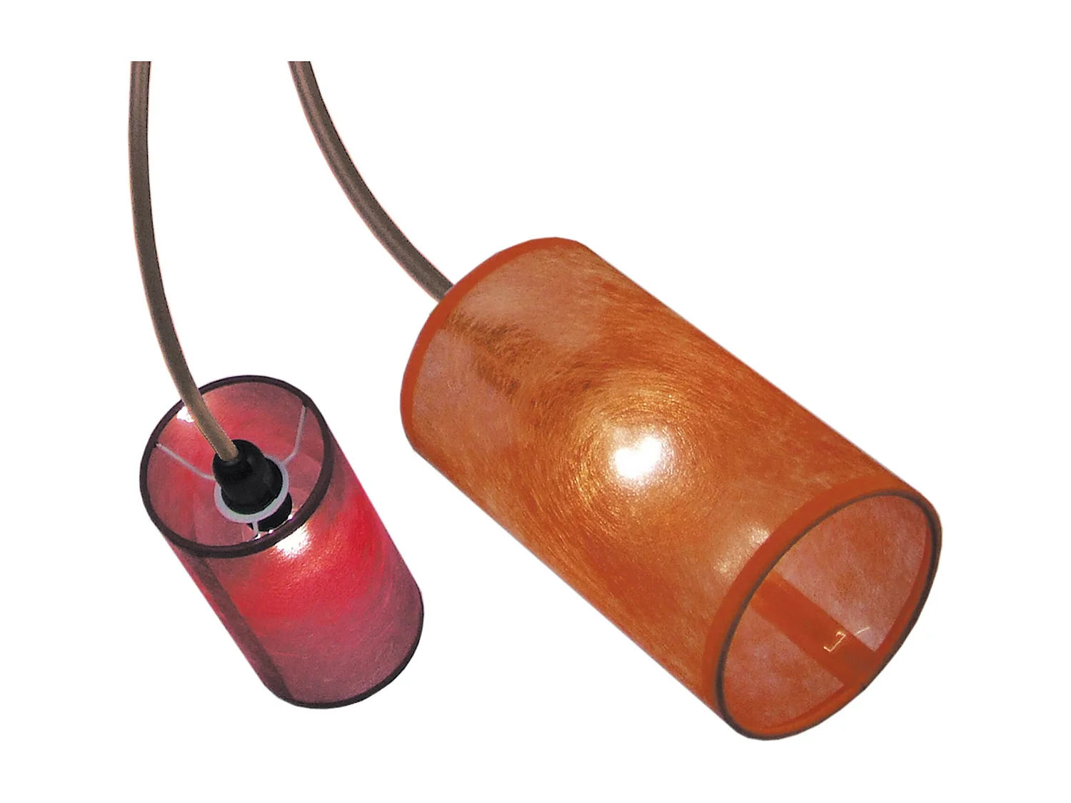 Lustre TOSEL ,métal,Marron, H 90xD60x P 60cm