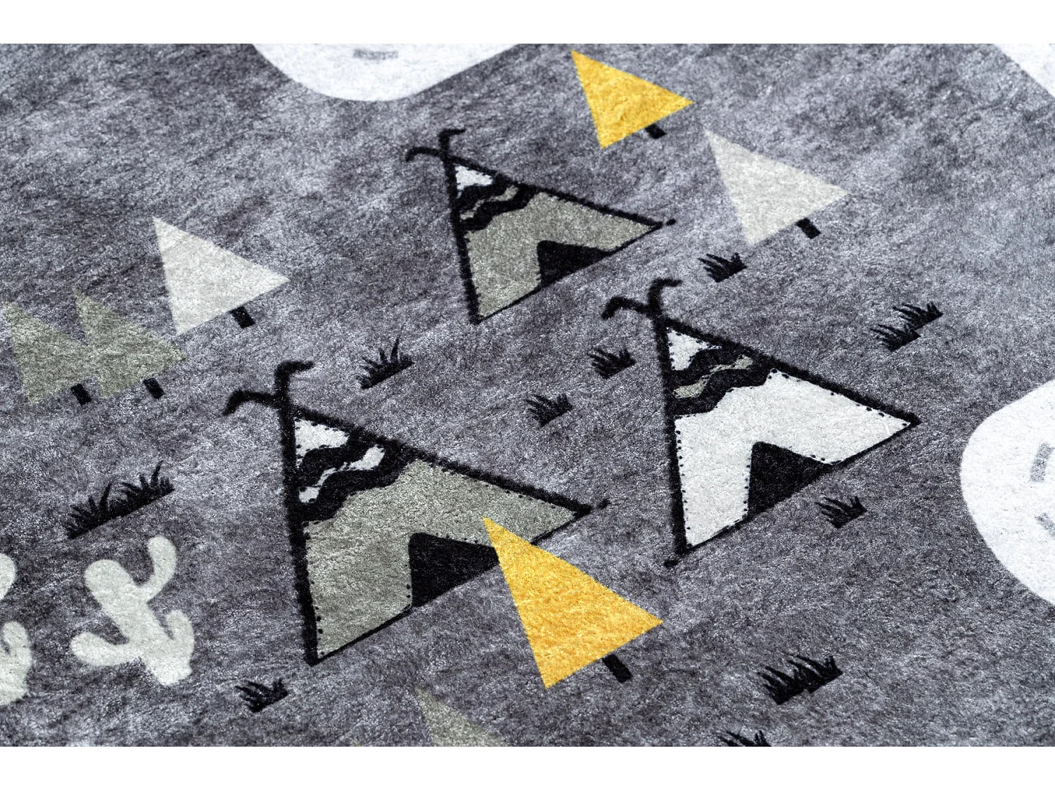 Tapis lavable JUNIOR 52107.801 Ours, animaux, rues pour les enfants an 160x220 cm