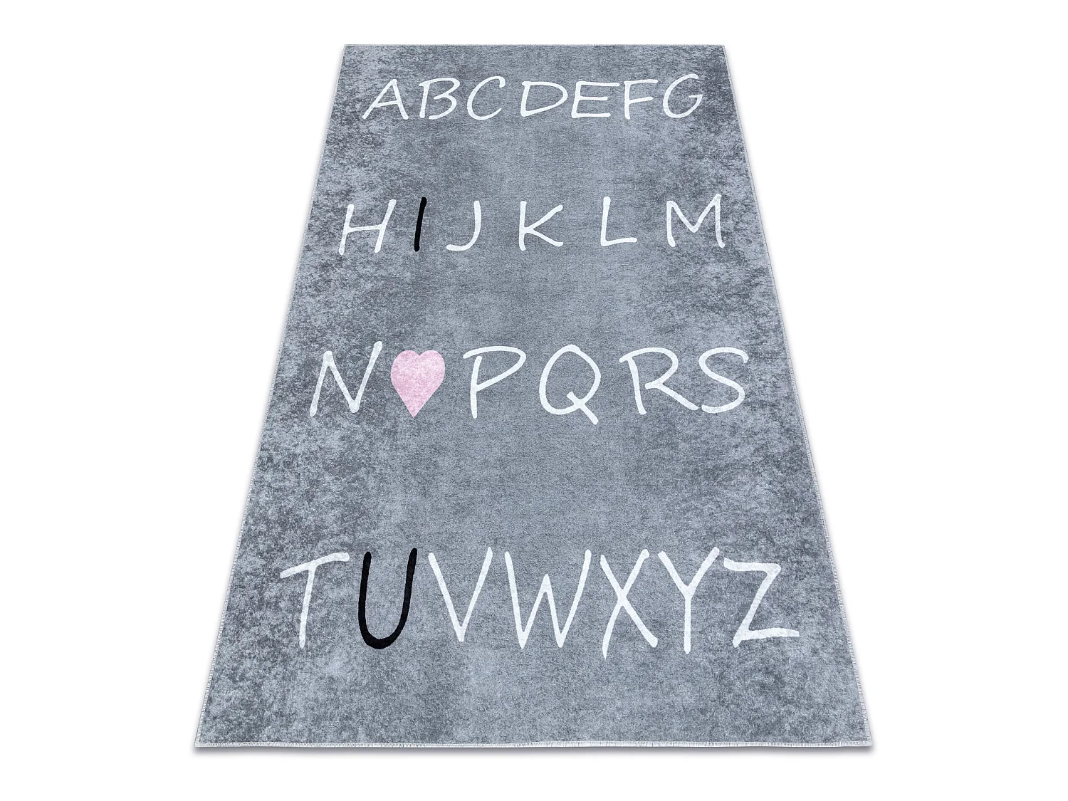 Tapis lavable JUNIOR 52106.801 Alphabet pour les enfants antidérapant 120x170 cm