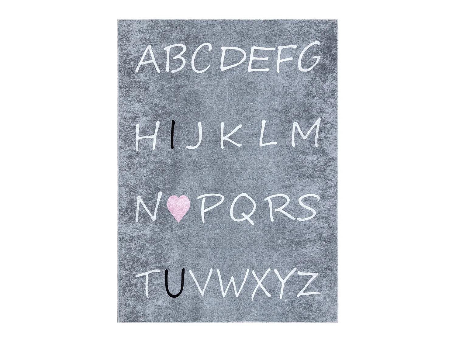 Tapis lavable JUNIOR 52106.801 Alphabet pour les enfants antidérapant 120x170 cm