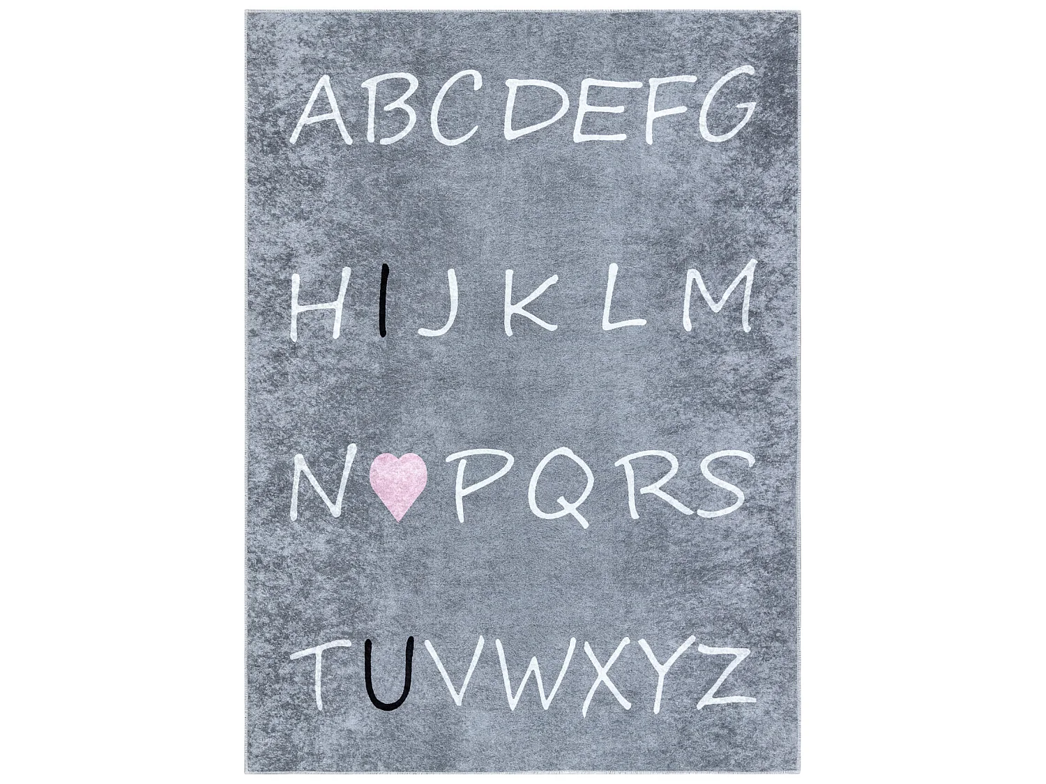 Tapis lavable JUNIOR 52106.801 Alphabet pour les enfants antidérapant 120x170 cm
