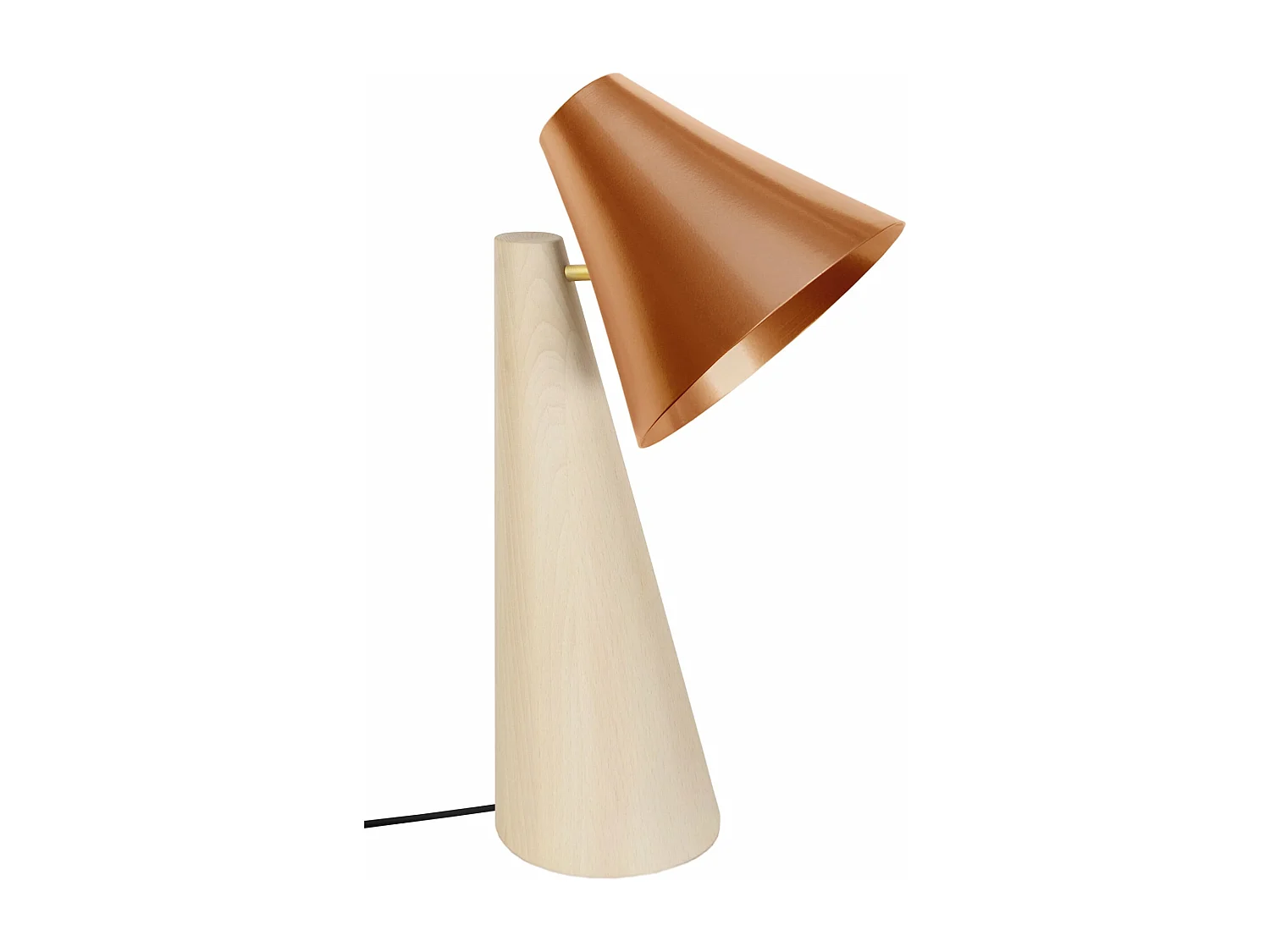 Candeeiro de pé para leitura TOSEL PILORI CYLINDRE tecido articulado cru D80 x  H180  cm