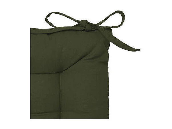 Galette de Chaise "Loria" 38x38cm Vert Kaki