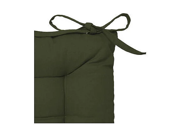 Galette de Chaise "Loria" 38x38cm Vert Kaki