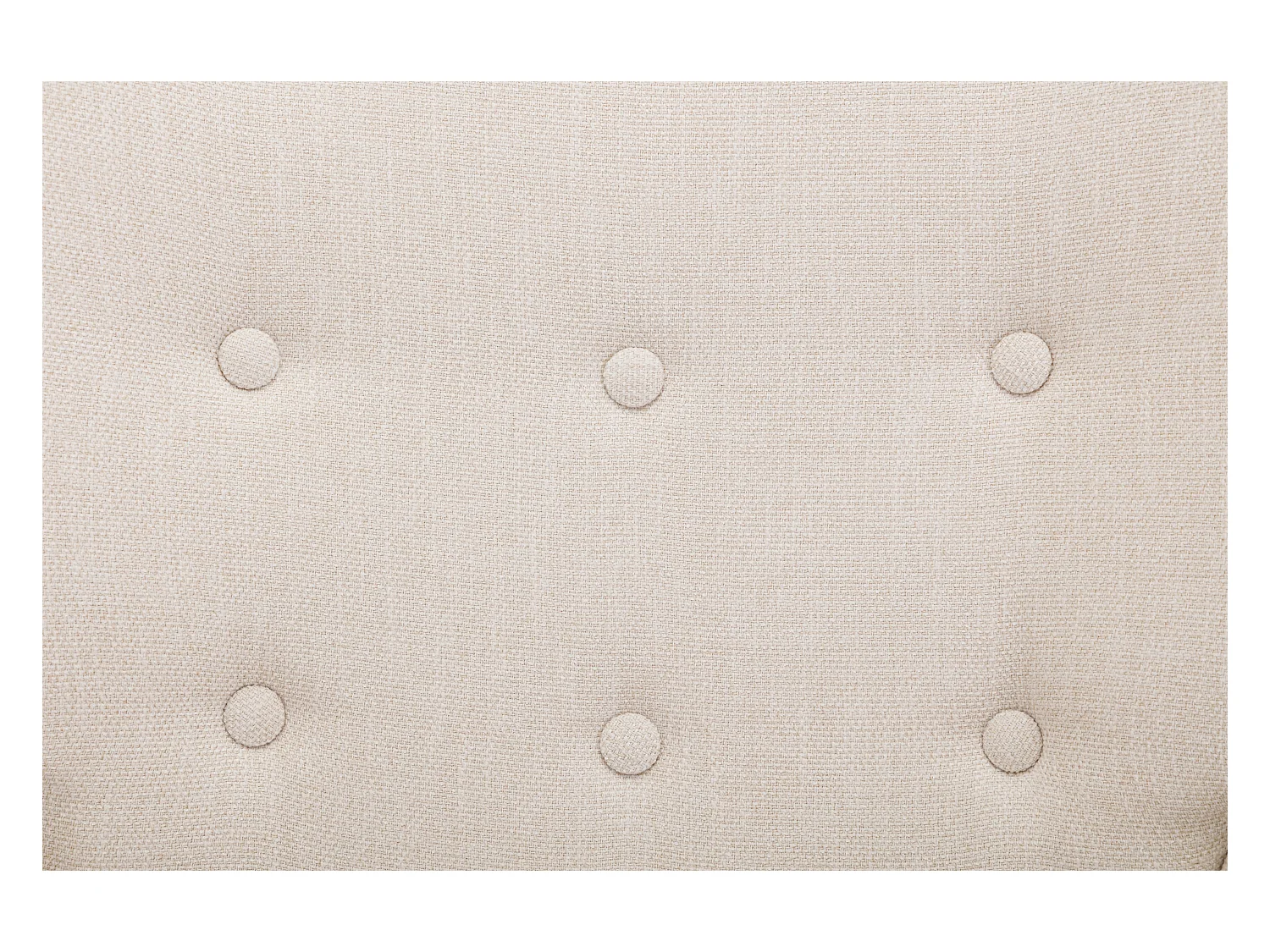 Mecedora de tela beige ELMINA II