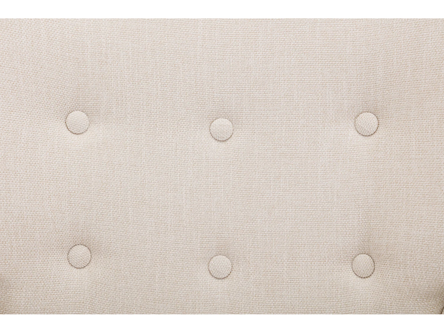 Schommelstoel van beige gechineerde stof ELMINA II