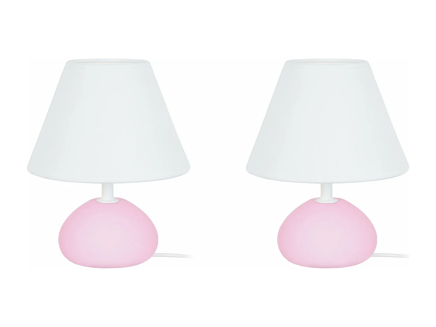 Abajur TOSEL ÉQUERRE LT2 tecido quadrado vermelho D20 x  H40  cm