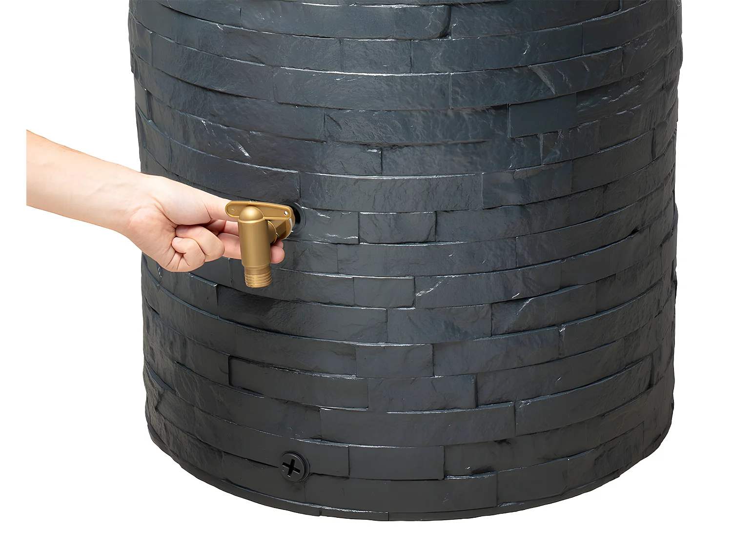 Récupérateur D'eau Arondo 400l - Gris