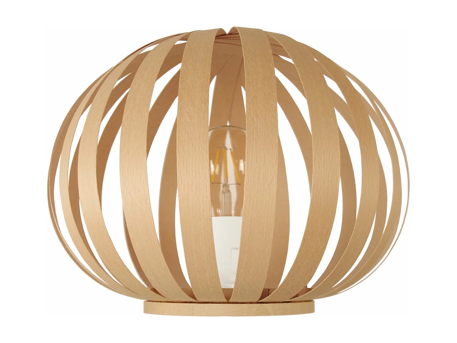 Abajur TOSEL BOIS CYLINDRE lâmpada decorativa cilindro amarelo D8 x  H21  cm