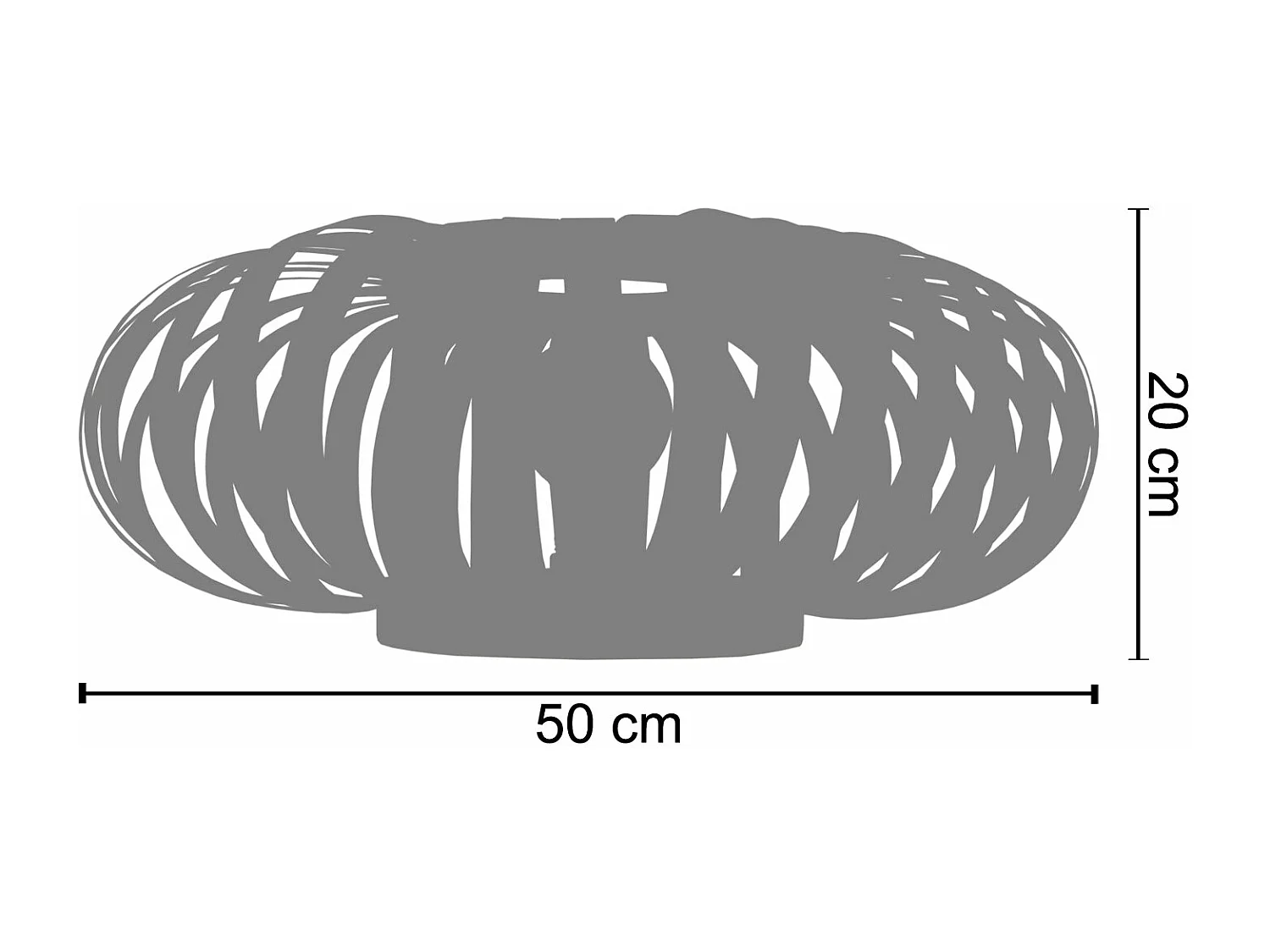 Abajur TOSEL BOIS CYLINDRE lâmpada decorativa cilindro castanho D8 x  H21  cm