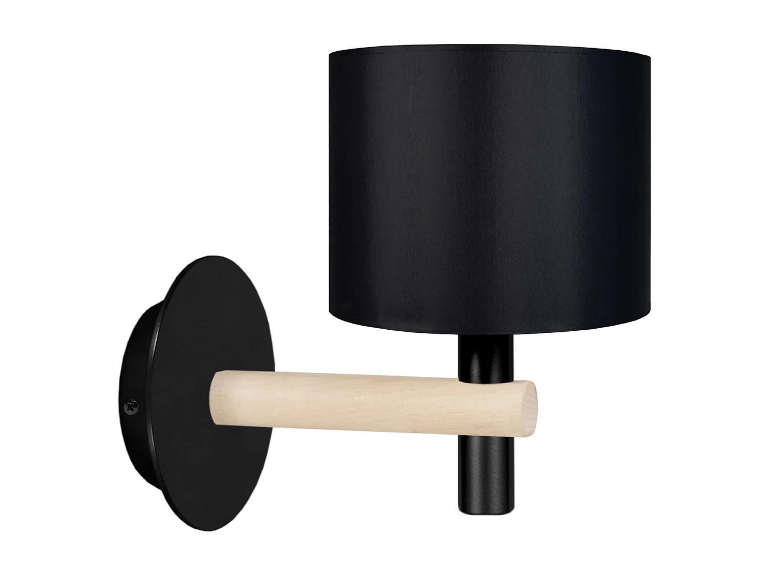 Aplique TOSEL TANDEM1M tecido braço preto D14 x  H22  cm