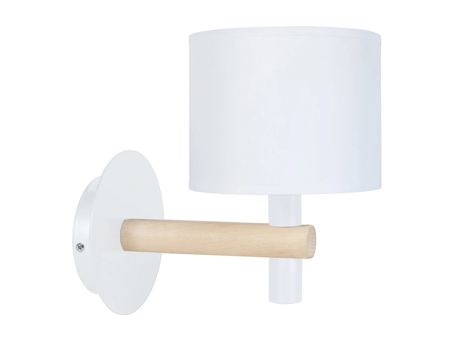 Aplique TOSEL TANDEM1M tecido braço branco D14 x  H22  cm