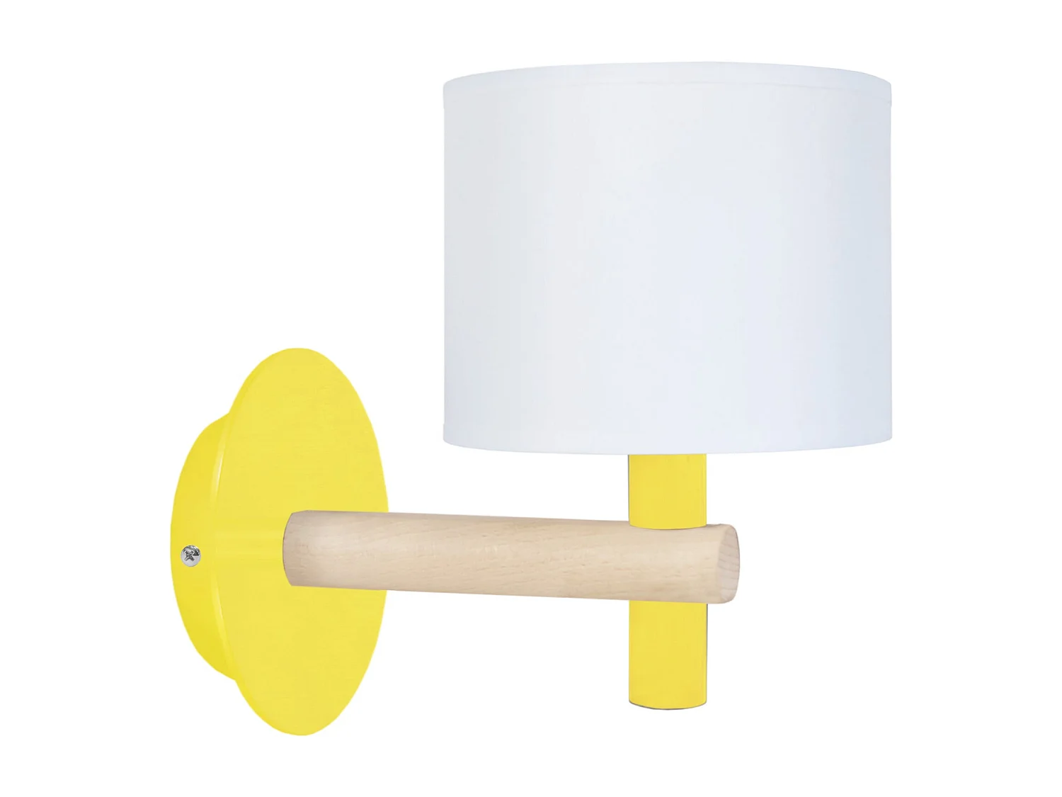 Aplique TOSEL TANDEM1M tecido braço amarelo D14 x  H22  cm