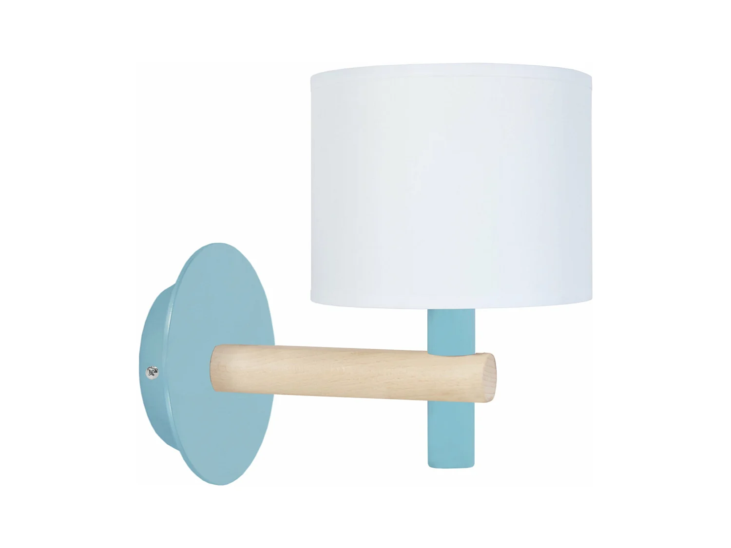 Aplique TOSEL ,madera,Blanco  , A22xD21xP 14cm