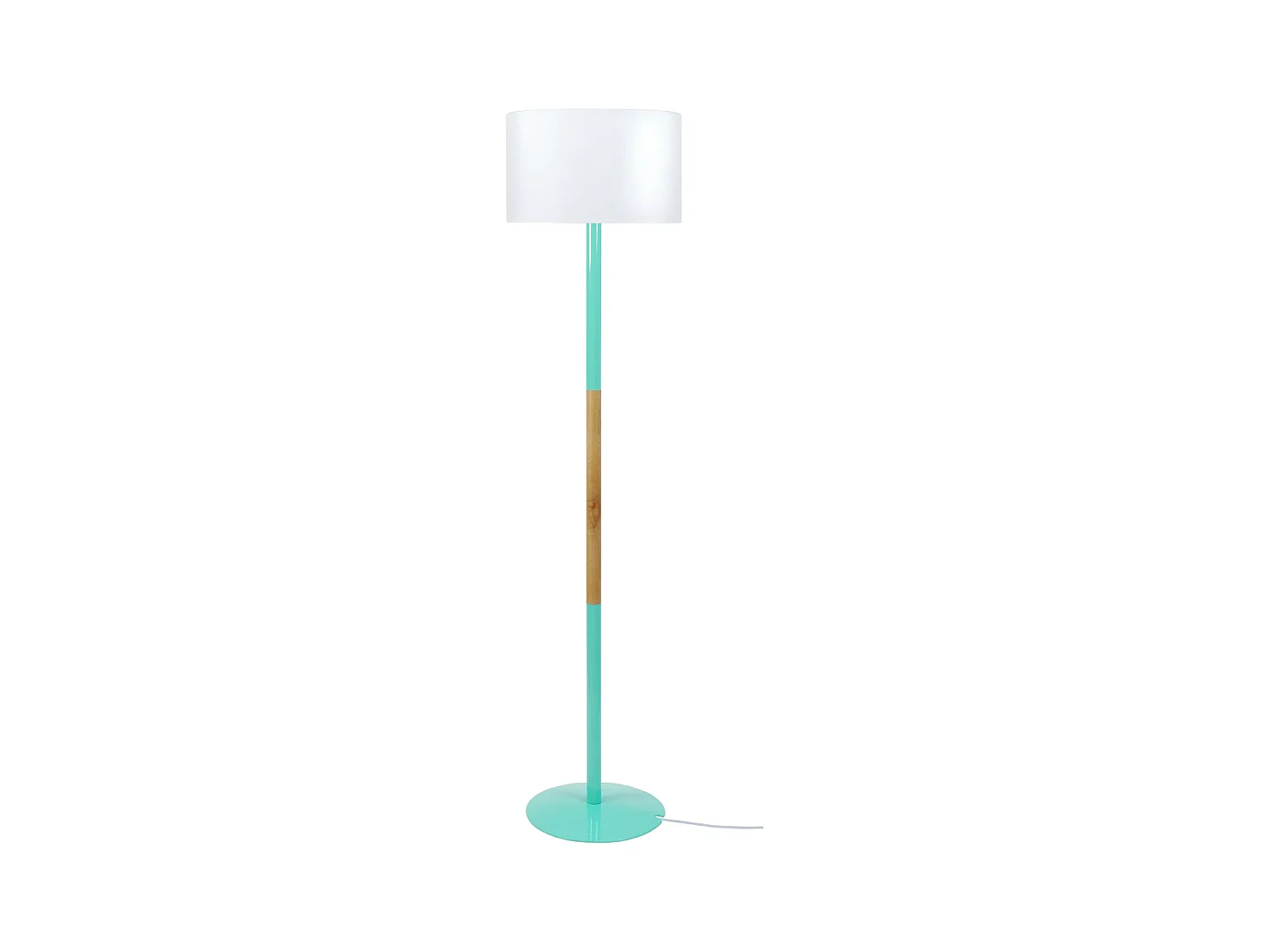 Lampadaire TOSEL ,bois,naturel, H 155xD35xP35 cm
