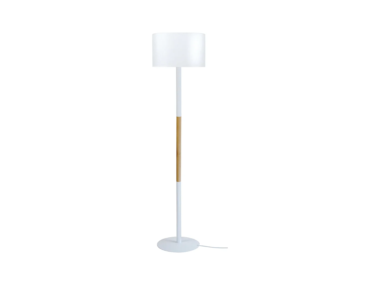 Lampadaire TOSEL ,bois,naturel, H155xD35xP 35cm