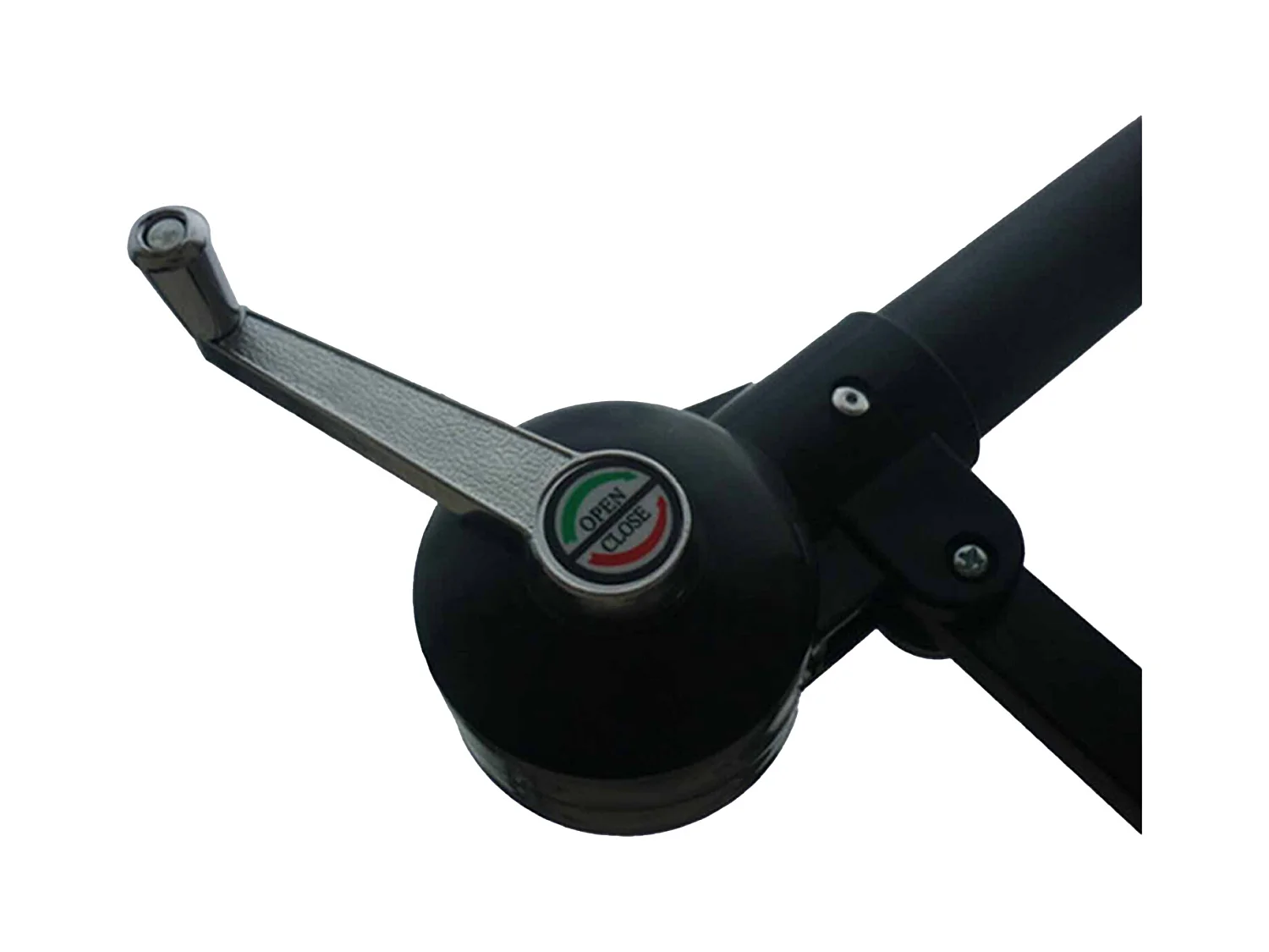 Freistehender Sonnenschirm OAHU rund 3m Durchmesser terracotta + Hülle