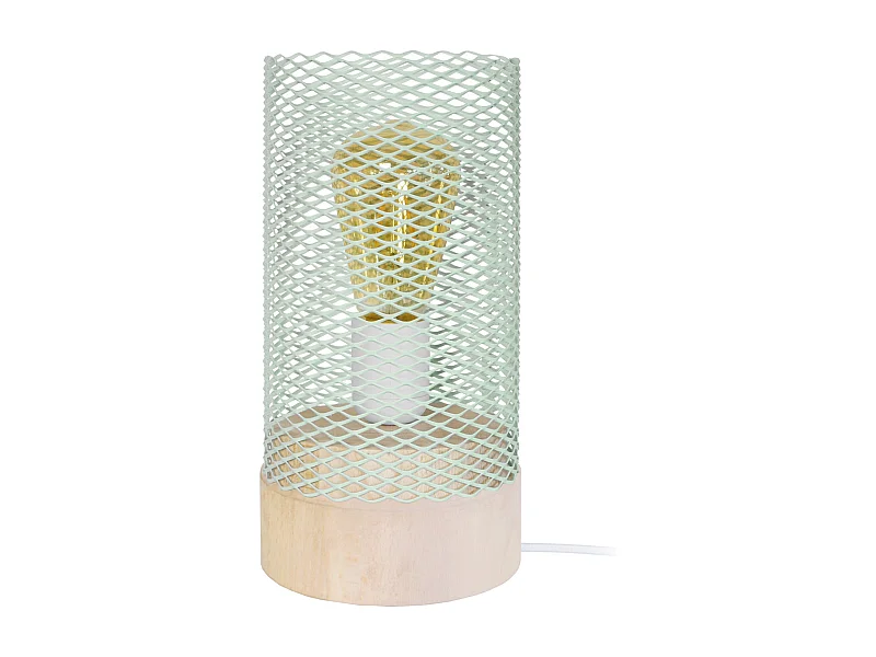 Lampe de Chevet TOSEL ,métal,naturel, H 25xD11xP11cm