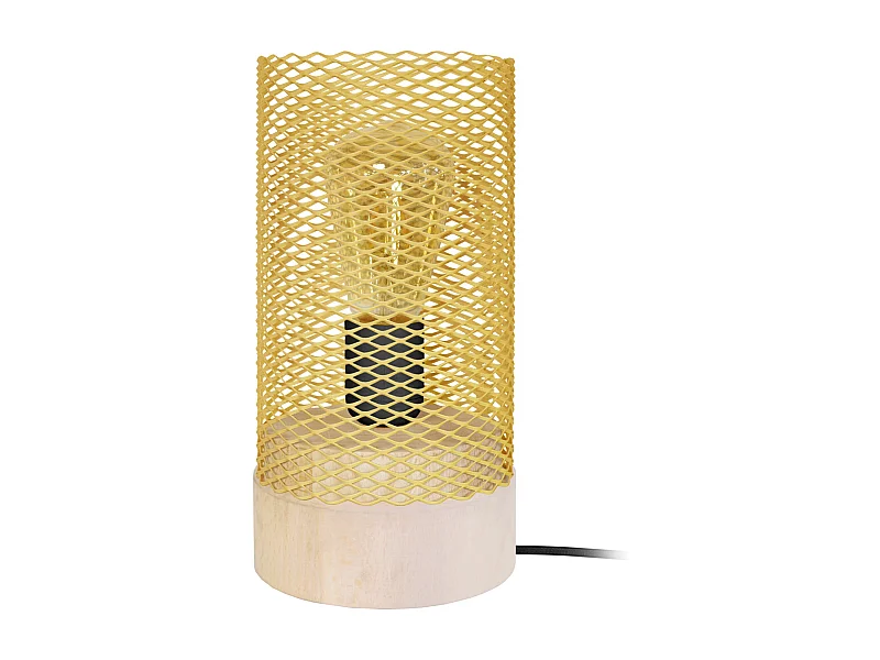 Lampe de Chevet TOSEL ,métal,naturel,H25xD11xP11cm