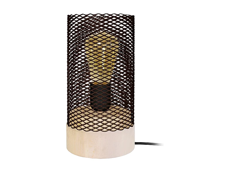 Lampe de Chevet TOSEL ,métal,naturel,H25xD11xP11cm