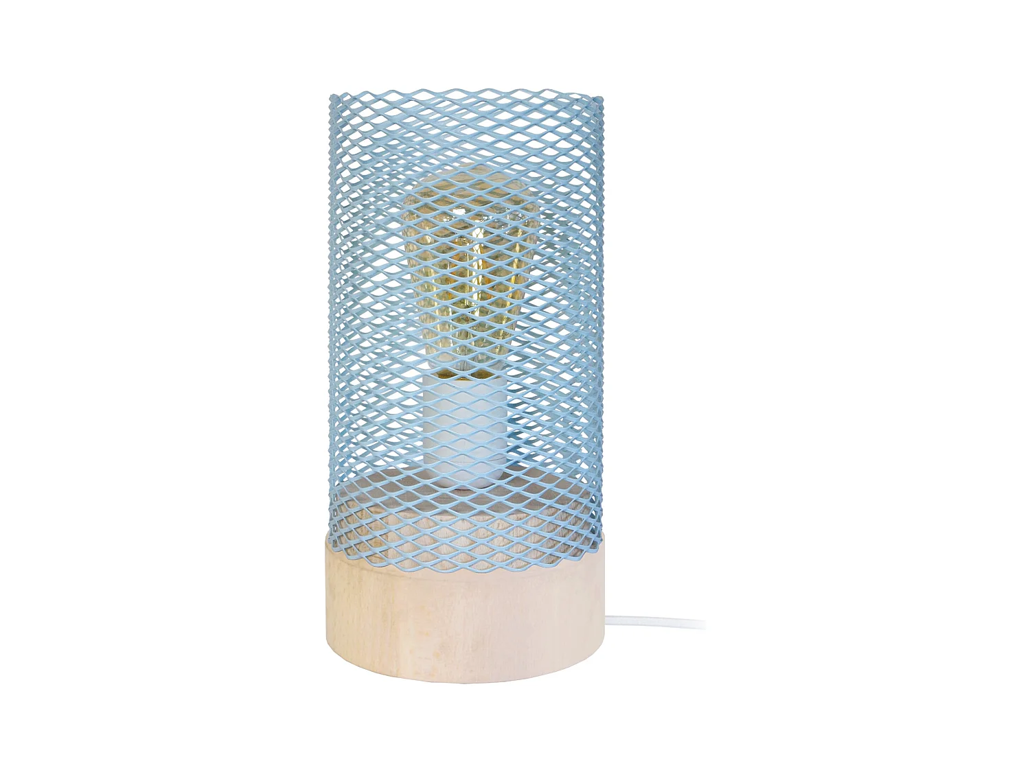 Lampe de Chevet TOSEL ,métal,naturel,H 25xD11xP11cm