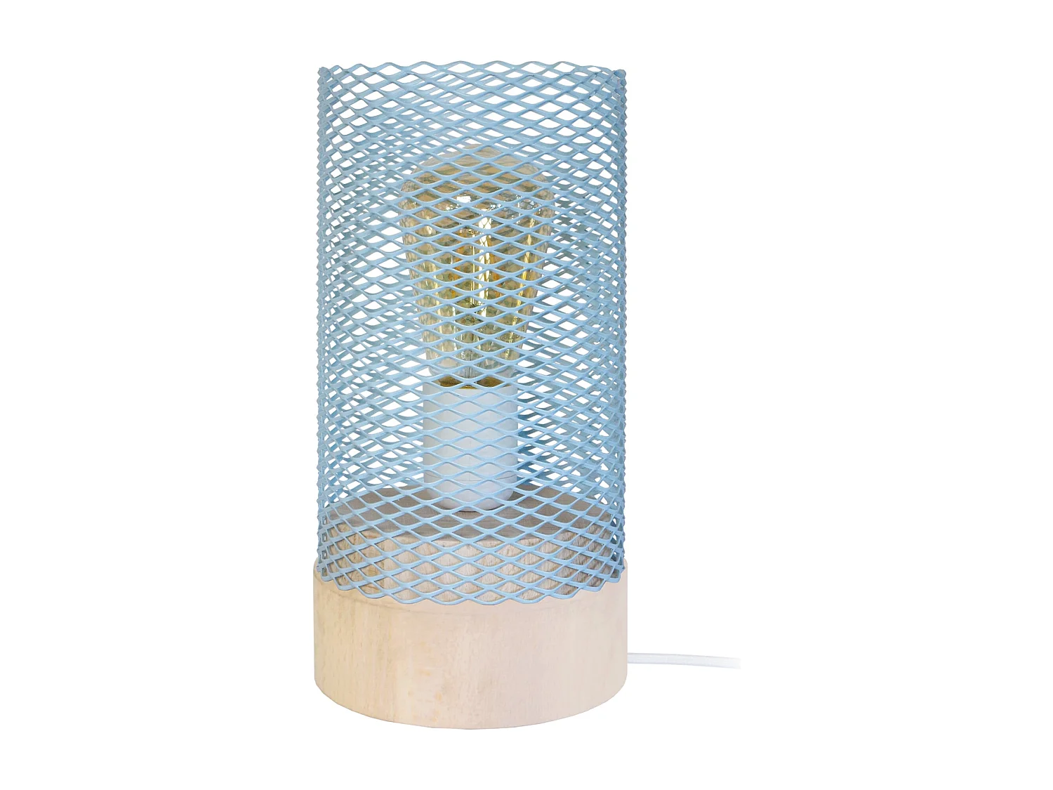 Lampe de Chevet TOSEL ,métal,naturel,H 25xD11xP11cm