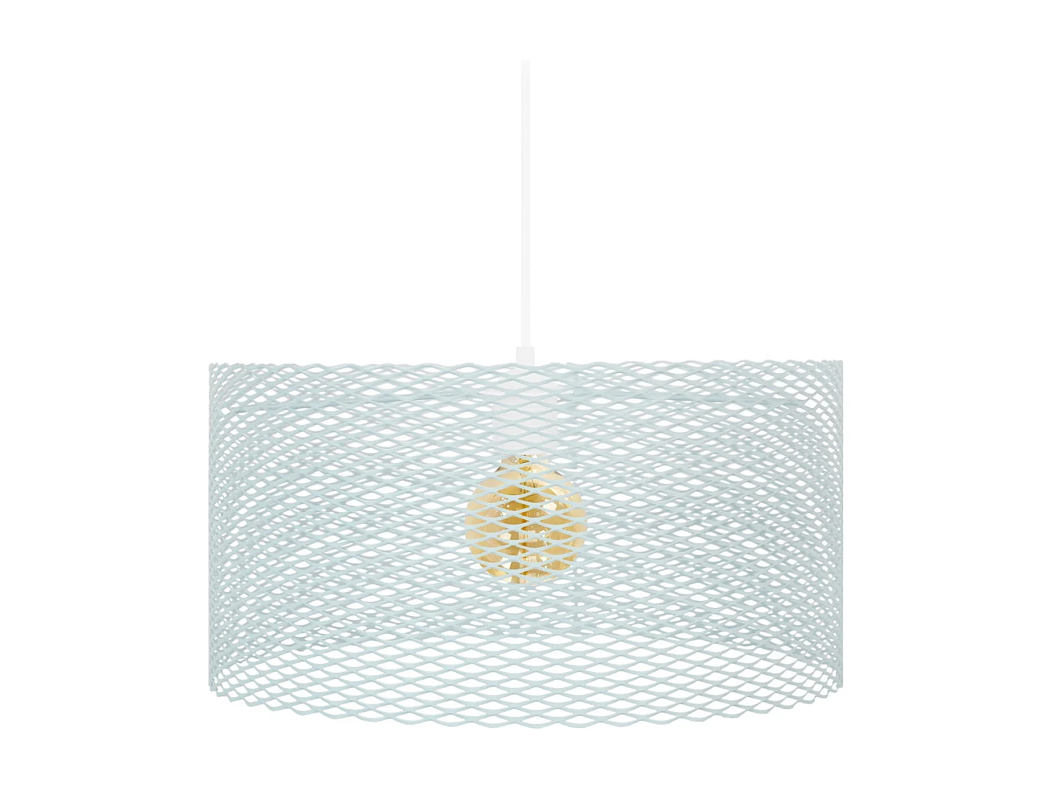 Suspensão TOSEL ADONIS metal cilindro céu azul D45 x  H84  cm