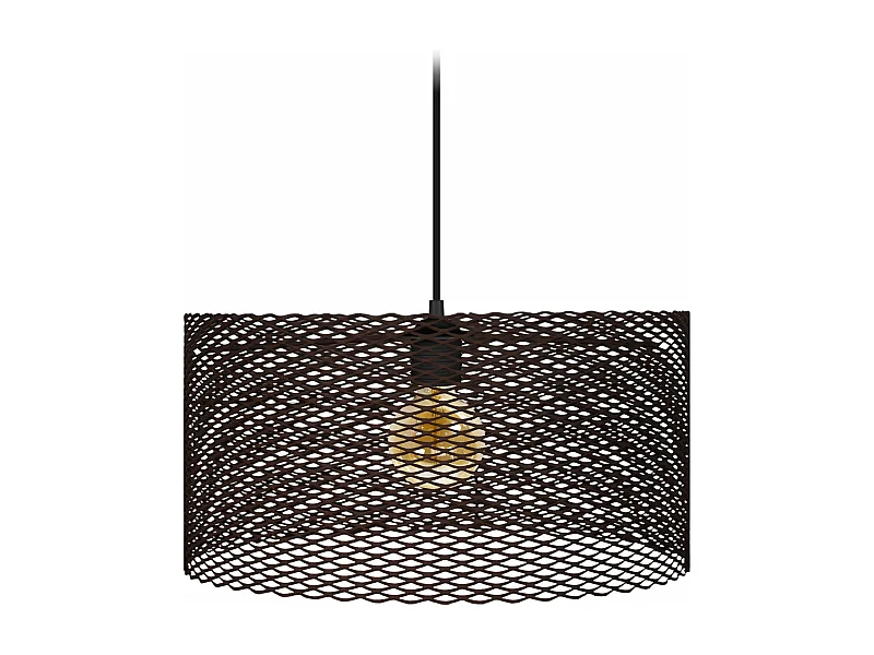 Suspensão TOSEL ADONIS metal cilindro castanho D45 x  H84  cm