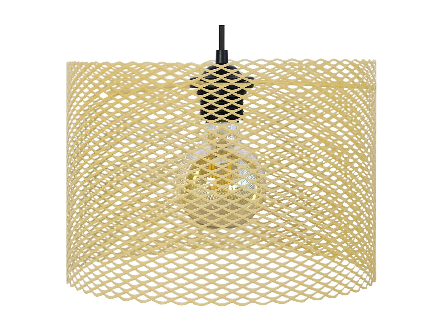 Suspensão TOSEL ADONIS metal cilindro escuro D30 x  H80  cm