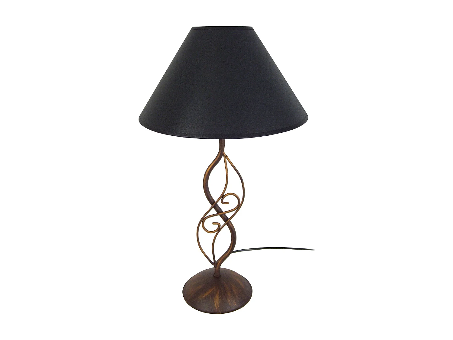 Candeeiro de mesa TOSEL GRAND CHAMPIGNONN CORDES  vidro cogumelo claro D30 x  H37  cm