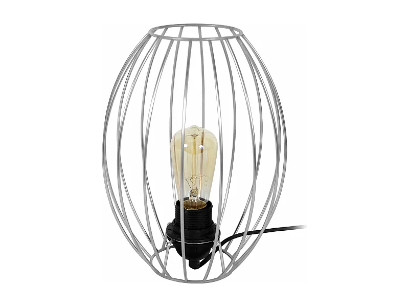 Lampe de chevet filaire  aluminium 25 cm.