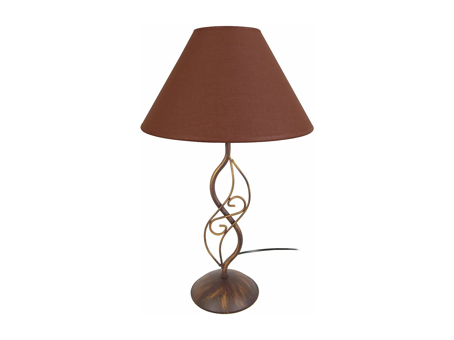 Candeeiro de mesa TOSEL GRAND CHAMPIGNONN CORDES  vidro cogumelo natureza D30 x  H37  cm