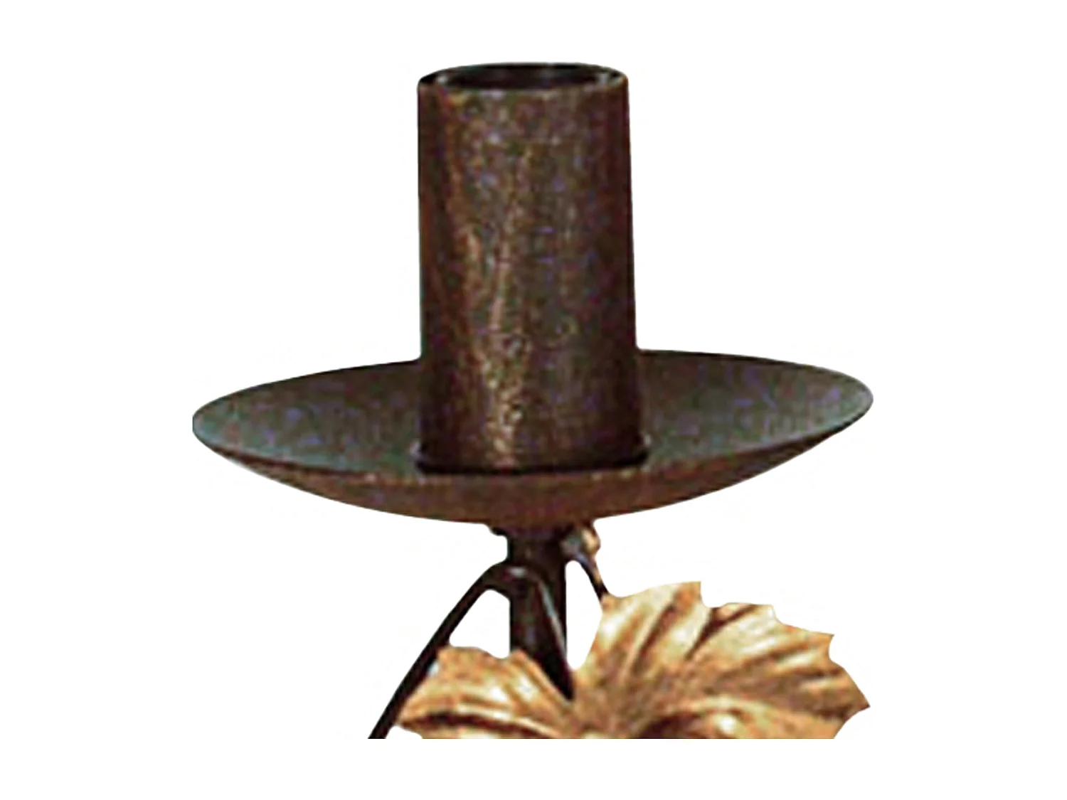 Aplique TOSEL ,metal,Marrón,A16xD30xP30cm