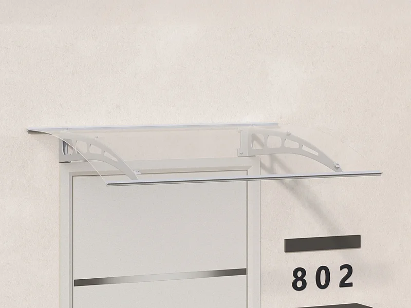 Vordach Aluminium NEONA - 120x90x15 cm