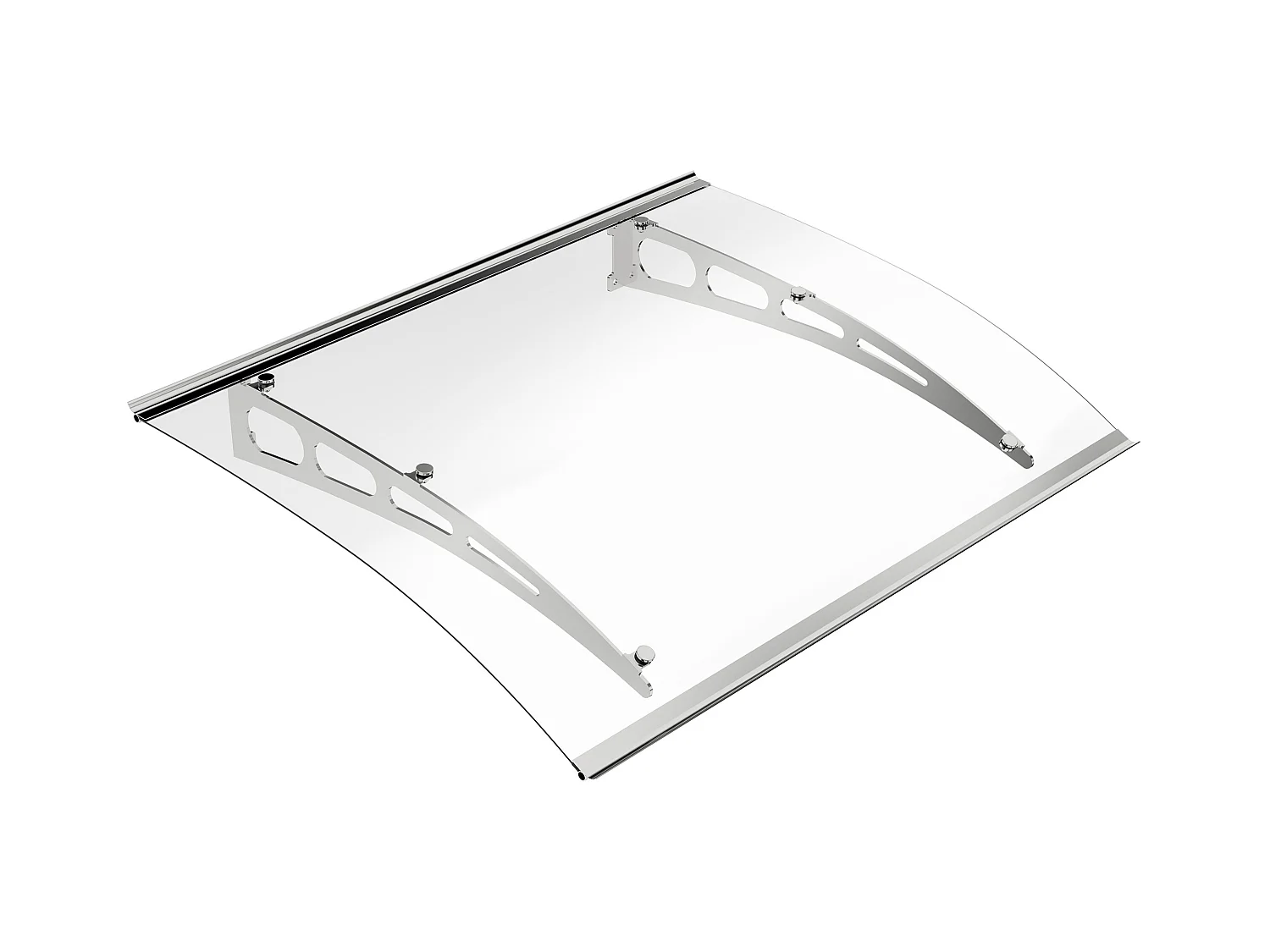 Zadaszenie proste NEONA z aluminium – 120 × 90 × 15 cm