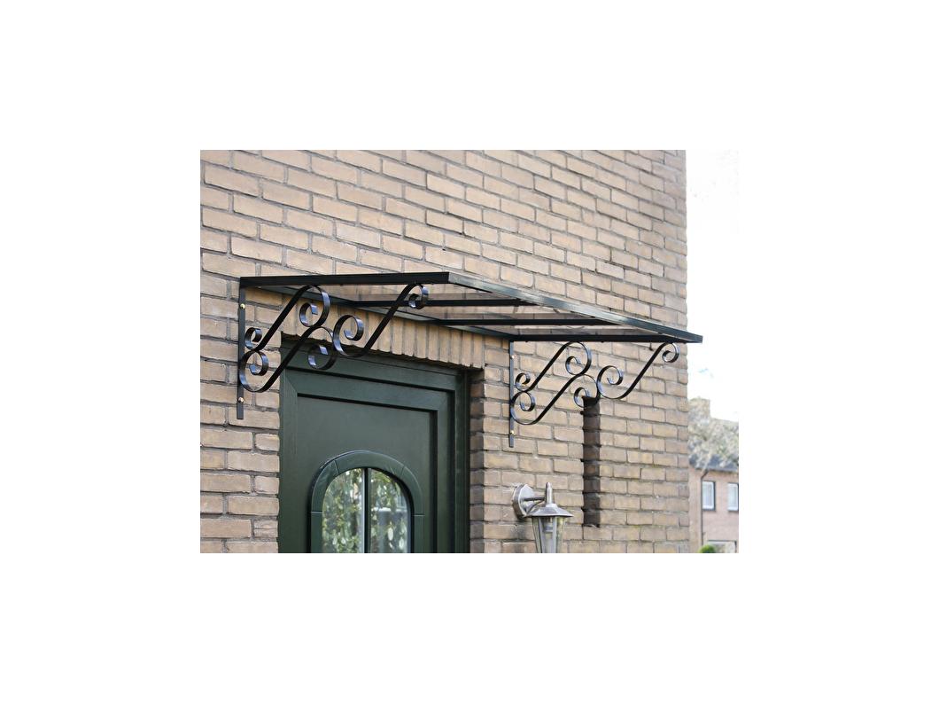 Pensilina stile di charme AMBAN in alluminio - 150x80 cm