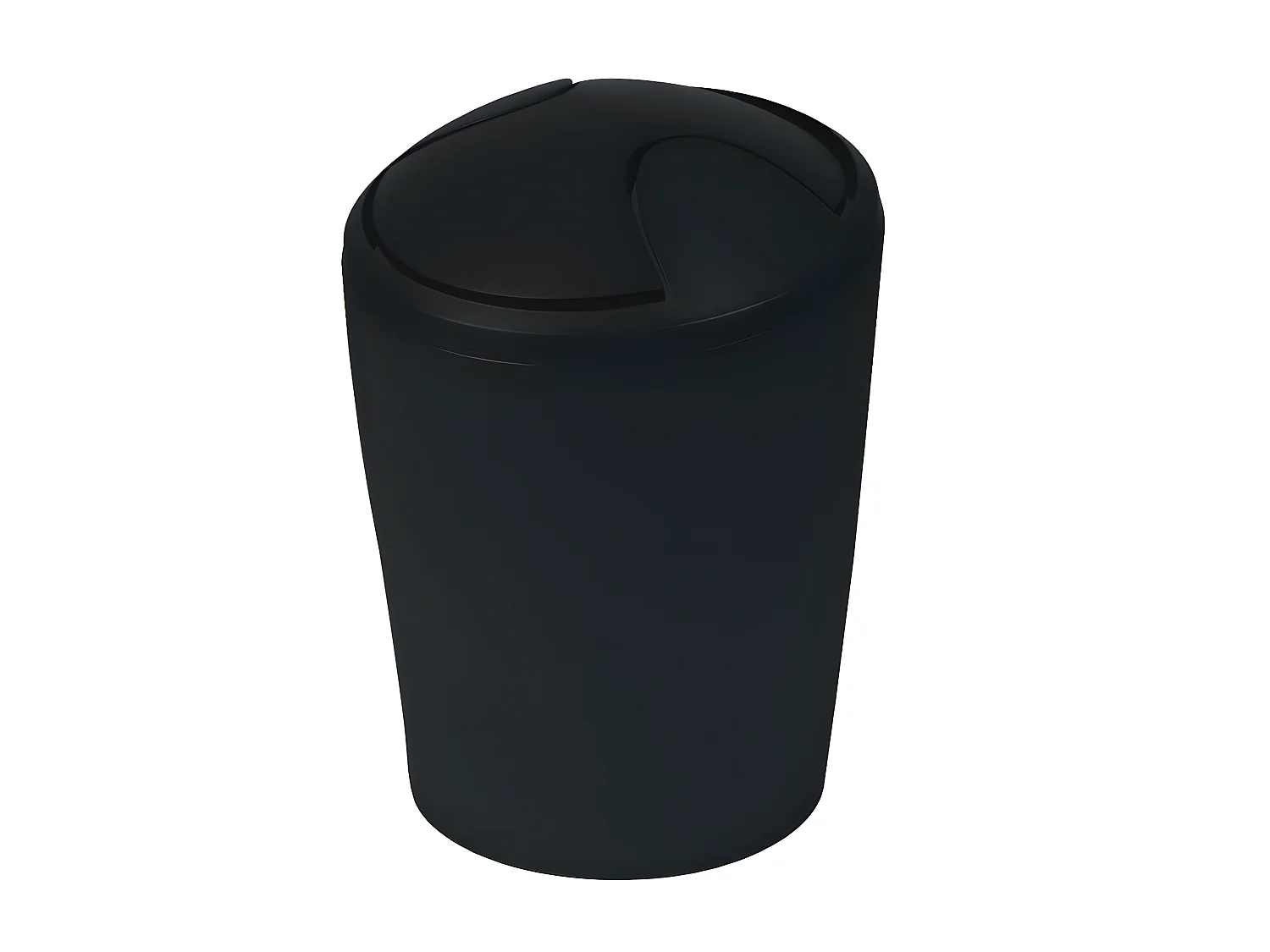poubelle move collection couleur noire (5l)
