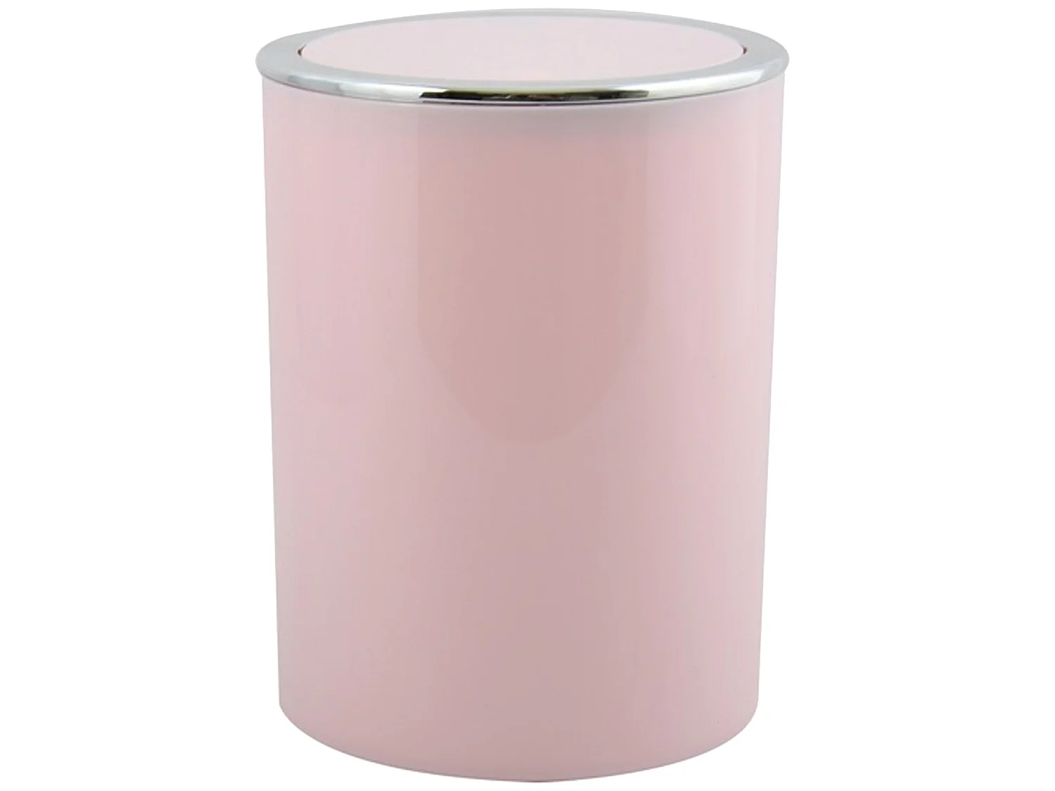 Poubelle de bureau msv "aspen" 6l plastique rose