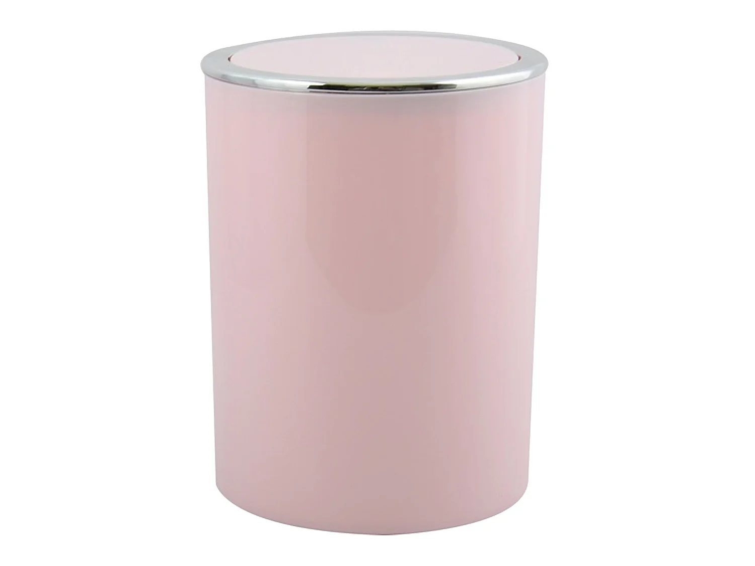 Poubelle de bureau msv "aspen" 6l plastique rose