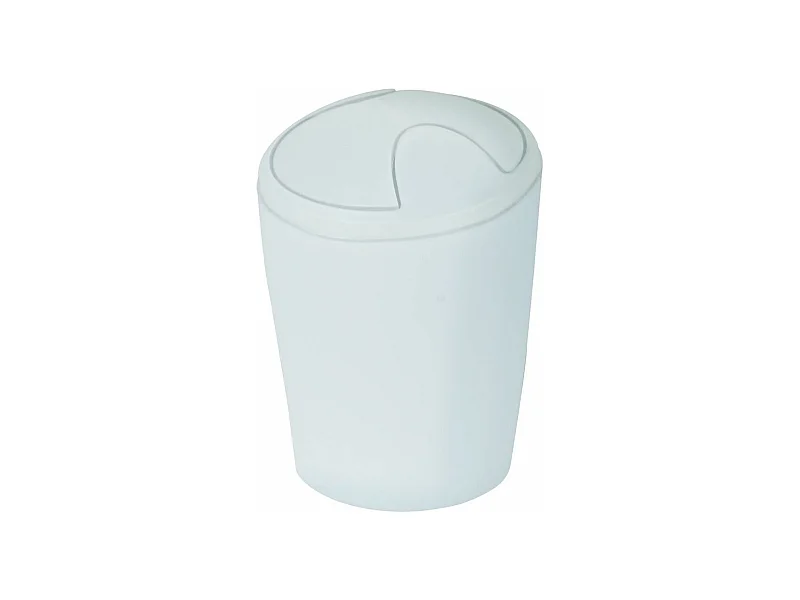 poubelle move collection couleur blanche (5l)